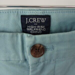 NWOT J.Crew Girlfriend High Rise Chino